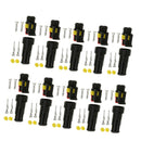 20 Sets Car 1Pins  2Pins Sealed Waterproof Electrical Wire Connector Plug Kits