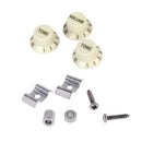 3x Guitar  Control Knobs+2x Roller String Trees Guide Retainer for ST