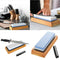 Double Side Whetstone Water Stone Sharpener Kit With Non-slip Bamboo Base