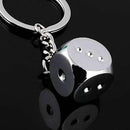 Creative Dice Keychain Key Chain Key Fob Gambling Props Keyring Key Holder Gifts