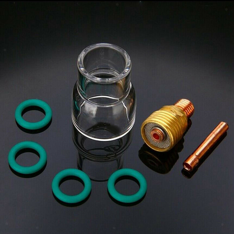 7pcs Torch TIG Welding Kit Collets Body Gas Lens Assorted for WP17 18 26 Set