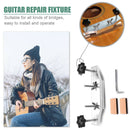 Stainless Steel Guitar Bridge Clamp Luthier Repair Tools with Washer Wrench
