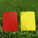 2PCS Referee Cards Red Yellow Football Sport Wallet Notebook Pencil Soccer Refs