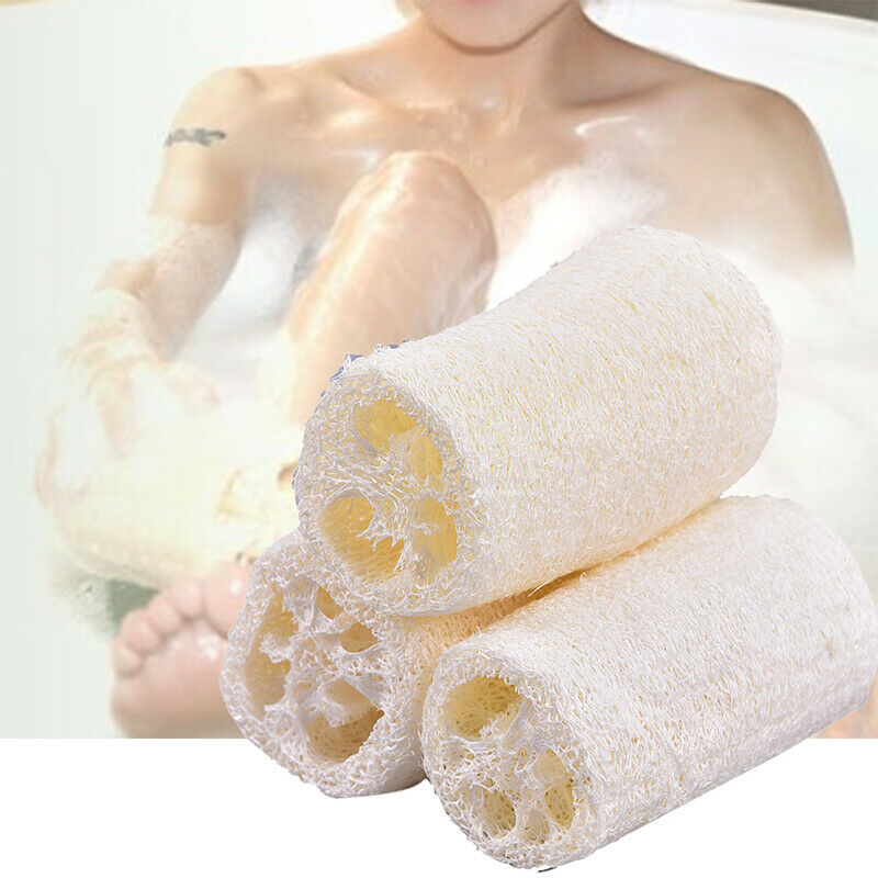 6 Pcs Organic Loofahs Loofah Spa Exfoliating Scrubber Natural LuffaFRB Bj