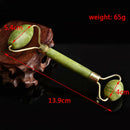 Natural facial beauty massage tool jade roller face thin body massager skinS Gn