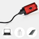 New Bicycle Light USB Safety Tail Light Bicycle Helmet Tail LightSEAU