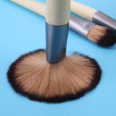 10pcs Bamboo Handle Eyeshadow Eyelash Blusher Powder Makeup Brushes Kit Set A
