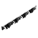 4 Position with 5 Hooks Mop Broom Storage Holder Hanger Umbrella Rack