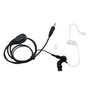 Clip Earpiece Headset PPT For Yaesu Vertex VX-120 VX-127