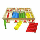 Digital Game Wooden Sticks Montessori Math Intelligence Preschool Education Z4Q8