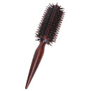 Curly Hair Comb Radial Brush Wood Handle Bristle Anti-static Hairdressing