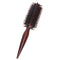 Curly Hair Comb Radial Brush Wood Handle Bristle Anti-static Hairdressing