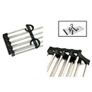 5 in 1 Portable Multifunctional Stainless Steel Pants Trousers Rack Closet