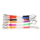 2X Retractable Plastic Spring Coil Spiral Stretch Key Ring Chain KeyringPG NA3C