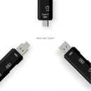 Black Micro SD USB TF OTG to USB 2.0 Adapter Card Reader For Tablet PC New OGN