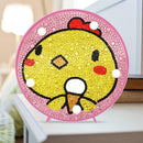 DIY Diamond Painting Full Drill Cartoon Animal Home Decor LED Light (HD10)
