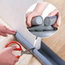 3Pieces Flexible Draught Excluder Window Door Seal Strip Soundproof Rubber
