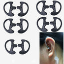 5Pairs Silicone Soft Ear Bud For Covert Acoustic Tube Earpiece For Two-way Radio