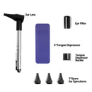 Pen Style Pro Otoscope Diagnostic Set Ear Eye Mouth Care W/Portable Case