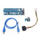 USB 3.0 PCI-E Express 1x to16x Extender Riser Card Adapter SATA 4PIN Power