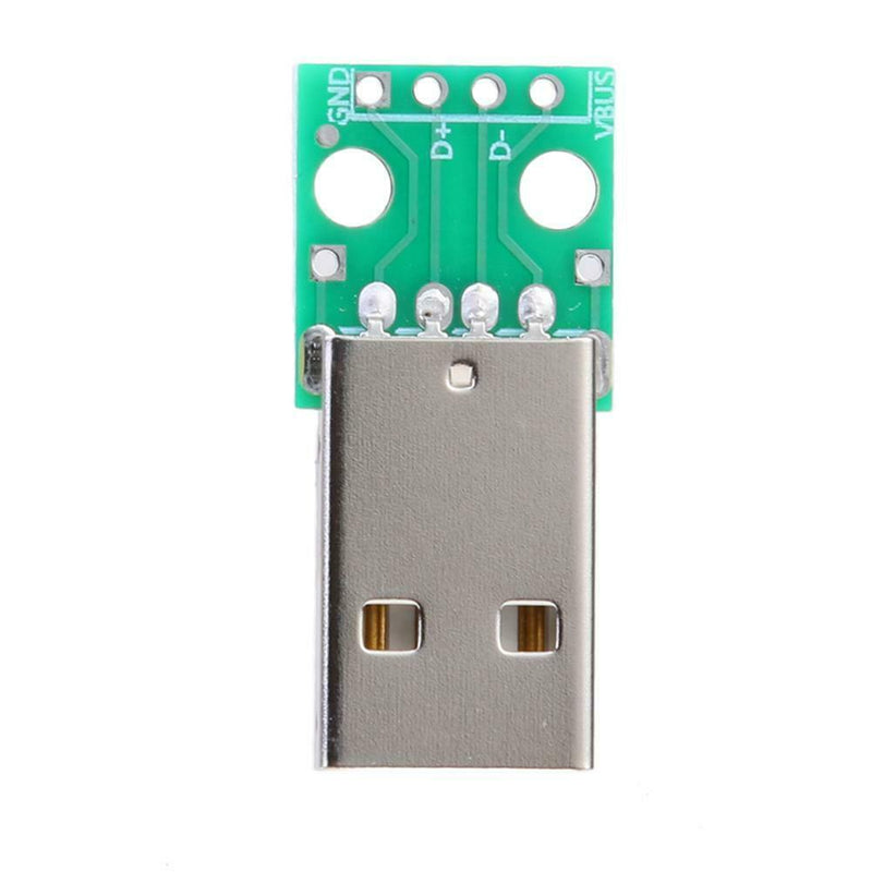10pcs Type A USB Male to DIP 2.54mm PCB Board Power Supply Adapter Module