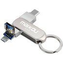 64GB USB Type-C OTG Flash Drive 3 In 1 (Type-C/Micro USB/USB 3.0) Thumb U-Disk