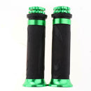 Pair Motorcycle ATV Dirt Bike Handle Bar Hand End Grips Green 135x42x42mm