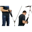 Heavy Duty Portable Fitness Tricep Grabber Double Grip Handles Strap for