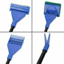 5in1 Fish Tank Aquarium Cleaning Brush Gravel Rake Sponge Net Fork Gift