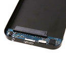 2.5in USB3.0 Ultra Thin SATA SSD HDD Hard Drive Dock Enclosure Case(Black)