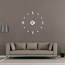 Diy Heart Shaped Numbers Wall Art Large Wall Clock Hearts Wall Decor Nurser