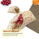Beeswax Food Wrap, Reusable Food Wrap Beeswax Wrap 4 Pack for Sandwich, Che