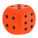 Sponge Dice Foam Dot Dice Children Playing Dice for Math Teaching Orange