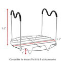 Steamer Stand With Silicone Handles Is Compatible With Ready-To-Eat Pot Acc