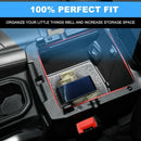 3X(Center Console Organizer Insert Tray with Abs Materials Armrest Box Seco