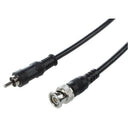 Black 3 Meters RCA to BNC Male Connector Video Cable for CCTV Camera C5R1