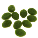 10x Mini Artificial Moss Balls Moss Stones Grass Turf Stones Fairy Garden C