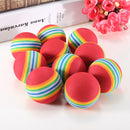 20X Golf Swing Training Indoor Practice Sponge Ball Golf Balls Rainbow Color M&O
