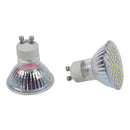 10X 5W GU10 3528 SMD 60 LED Pure White 6500K Spot Light Light Bulb Lamp 220