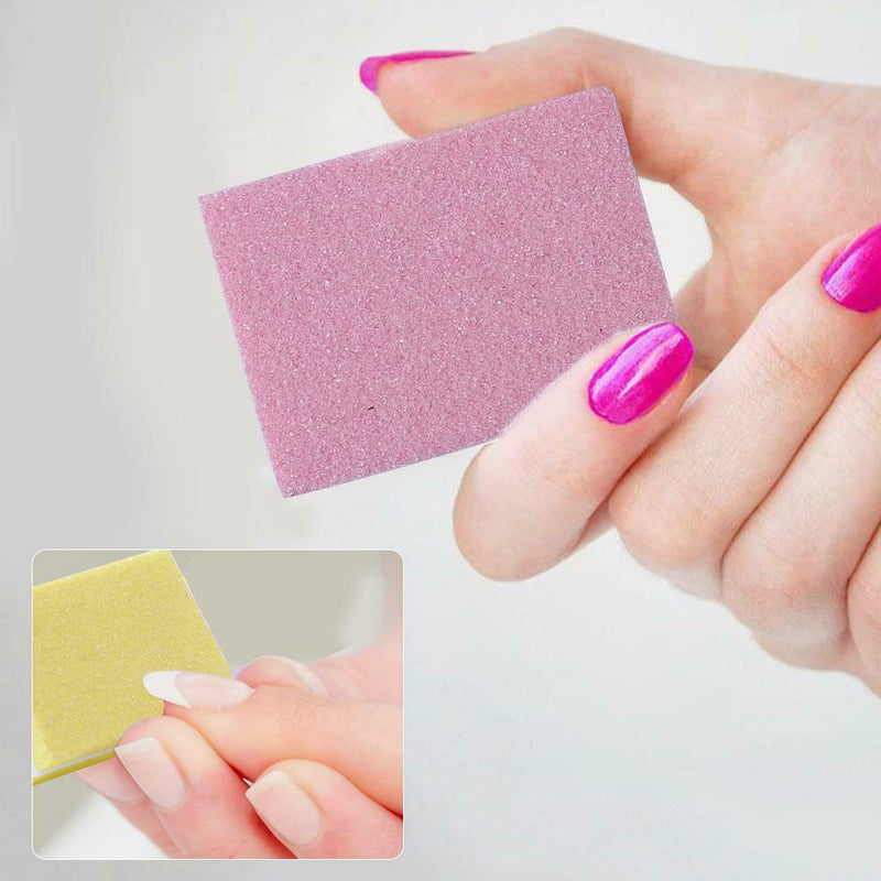 50pcs Sponge Nail Art Polish Buffing Blocks Sanding Grinding Manicure Buffers