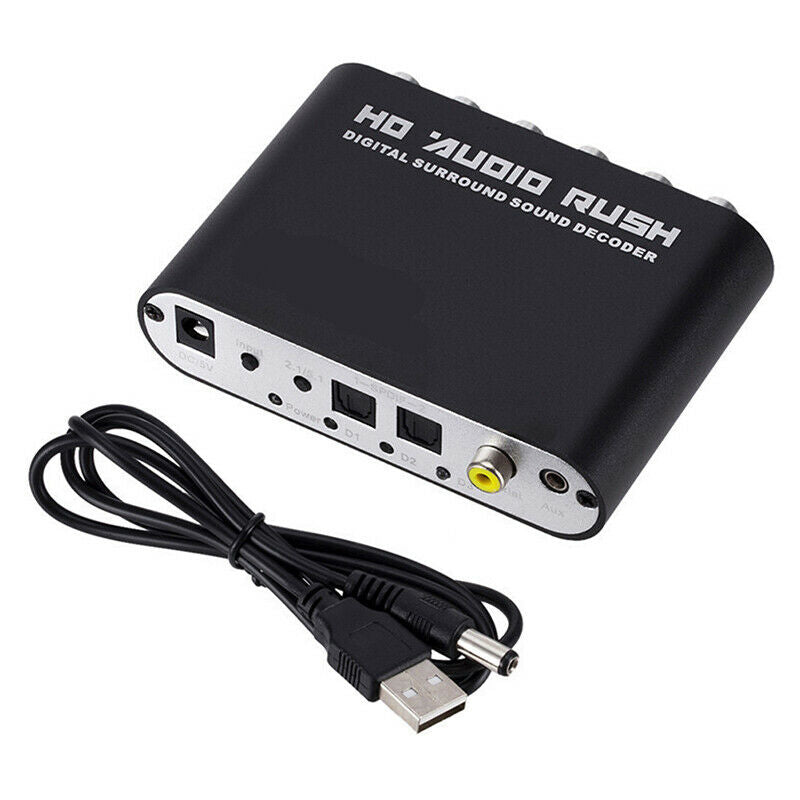 5.1 Audio Gear AC-3 Digital Audio Converter LPCM To Digital Audio DecoderB*SE