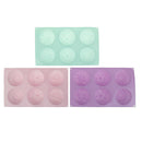 Silicone Soap Mold Flower Pattern Rectangular Handmade Soap Making DIY Mould M&E