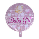 1pc Pink Baby Girl Balloons Happy Birthday Party Decor Bar Christmas Gift ME