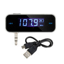 Smartphone Mini Wireless Fm Transmitter 3.5Mm Car Music Audio Mp3 Player