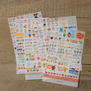 Cute 6 Sheets DIY Word Expression Diary Album Stickers Calendar Card-crapbooking