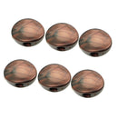 Pack of 6 Universal Guitar Tuner Machine Head Oval Buttons Tuning Key