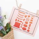 Transparent Silicone Seal+Cutting Dies Paper Cutting Mold for Scrapbooking A