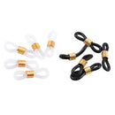 100Pcs Eyeglass Cord End Clamp, Sunglasses Chain Strap End Connector,