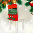 Christmas Fairy Legs Chair Covers Stool Cover Festival New Year Decor (A)