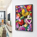Vibrant Flower Diamond Painting DIY Full Round Drill 5D Needlework (B2412) A
